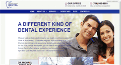 Desktop Screenshot of centralavenuedental.com